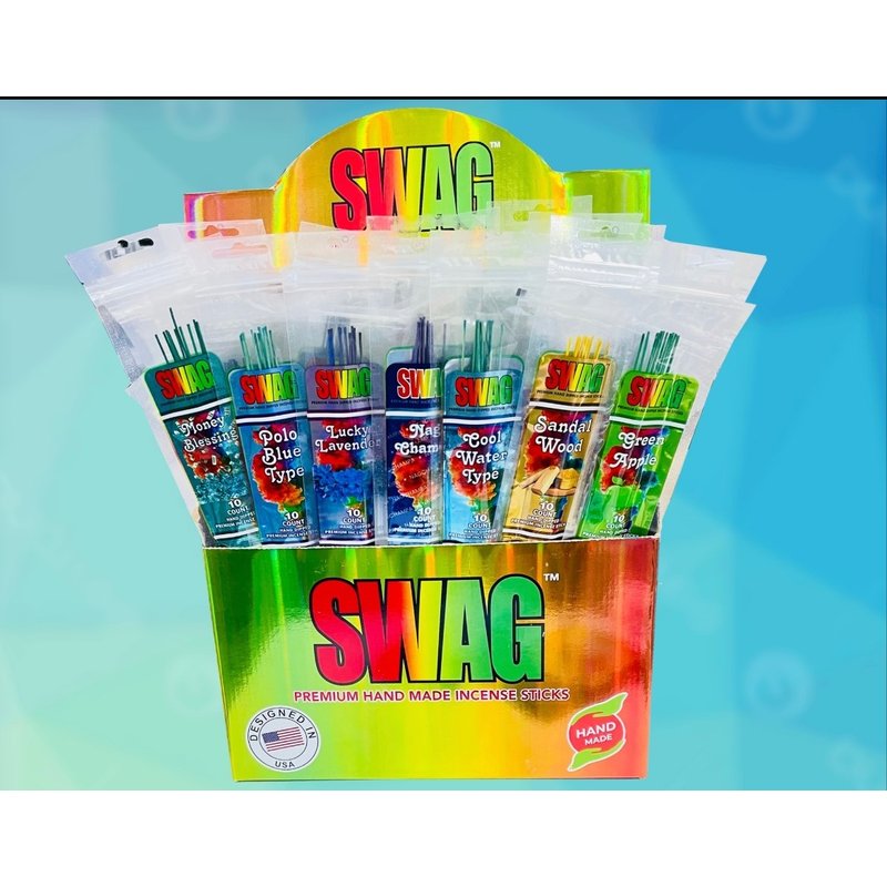 SWAG Incense 11 inch sticks 72 count wholesale household retail distribution