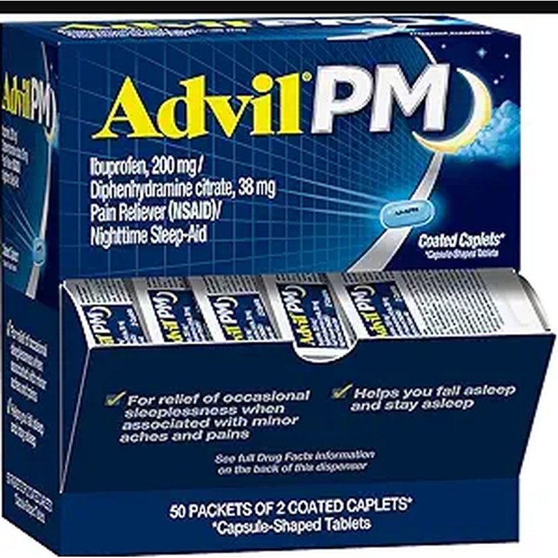 Advil PM 2 Pack 50 Count wholesale health&beauty retail distribution