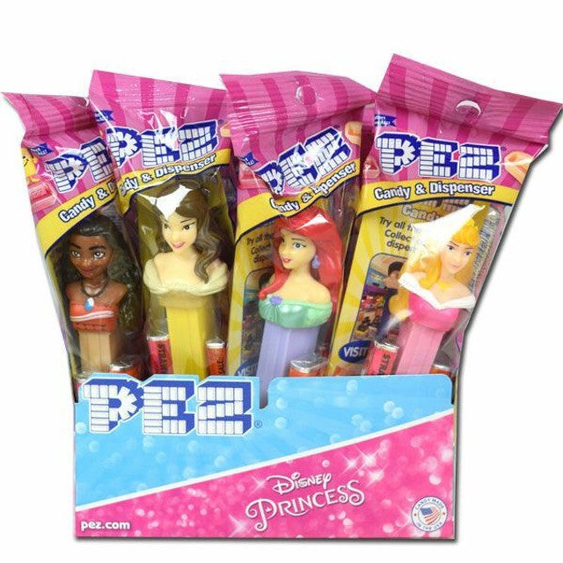 PEZ Disney Dispensers 12 Count Box wholesale candy/snack retail distribution