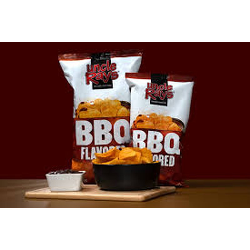 Uncle Ray's BBQ Potato Chips 4.5 oz Bag wholesale candy/snack retail distribution