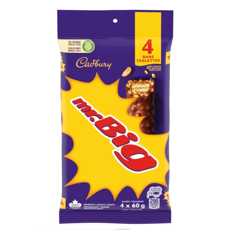 Cadbury Mr. Big Original Chocolatey Candy Bar 60g multipack wholesale health&beauty retail distribution