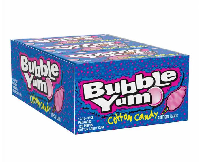 Bubble Yum Big 12 Ct Cotton Candy