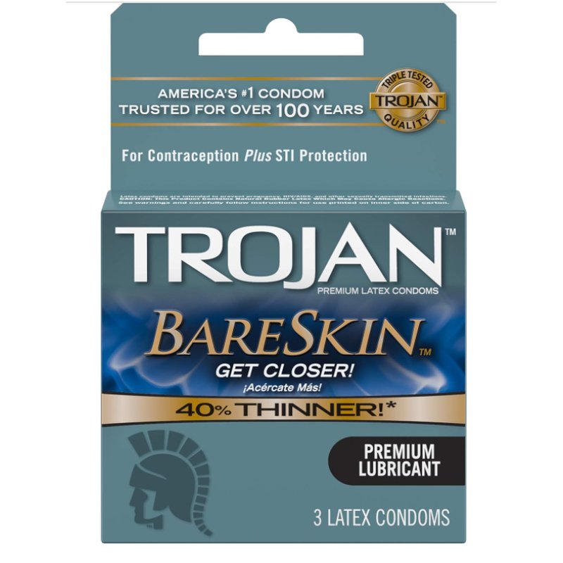 Trojan Bareskin Gray 3 Pack health&beauty wholesale retail distribution