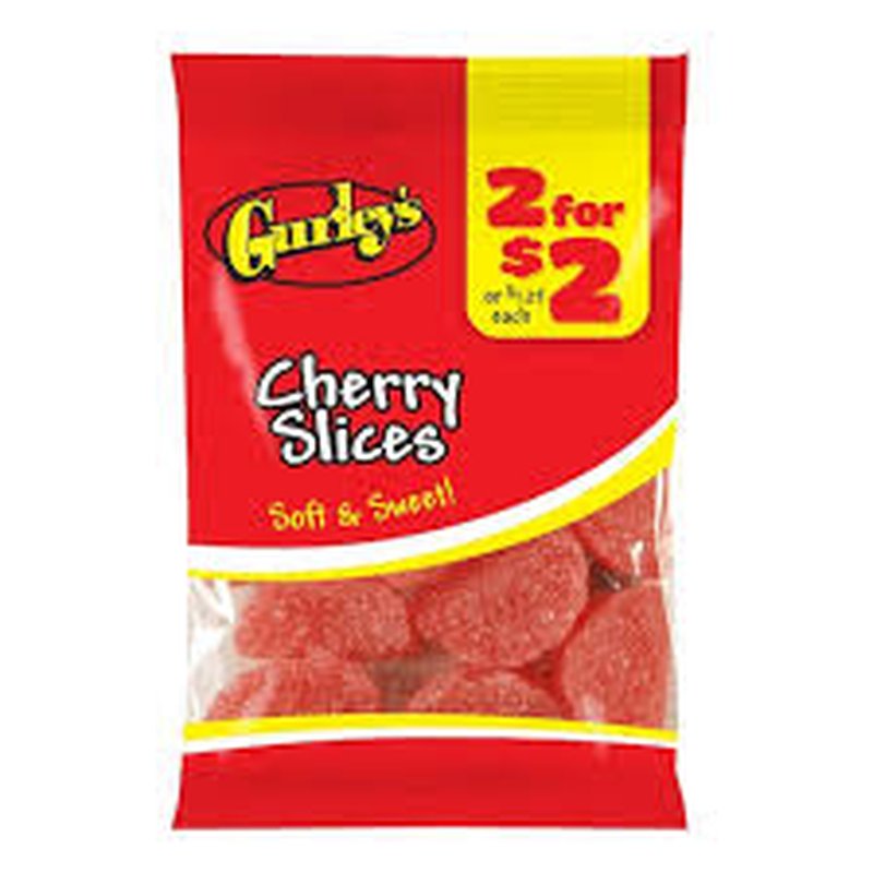 Gurleys Cherry Slices 12 Count wholesale candy/snack retail distribution