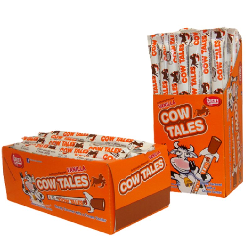 Cow Tales Vanilla Candy 28 Count wholesale candy/snack retail distribution