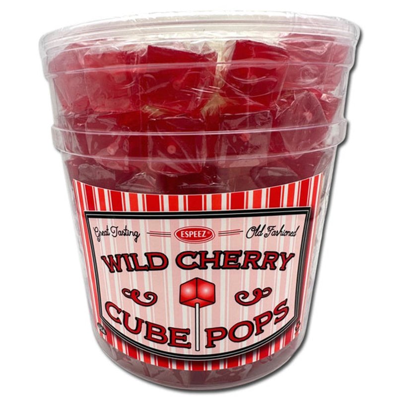 Cube Pops Wild Cherry 100 Count wholesale candy/snack retail distribution