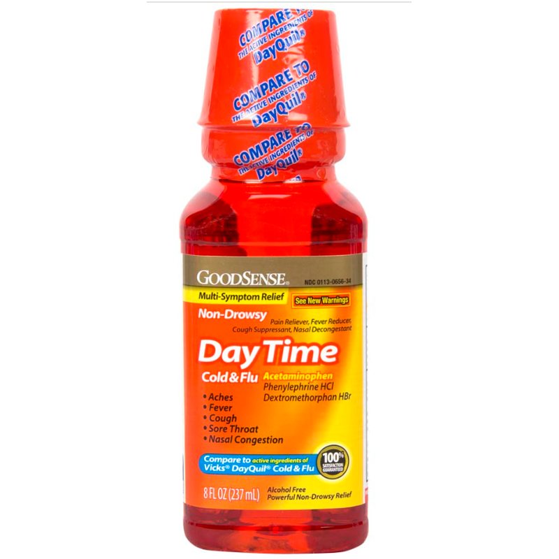 Good Sense Daytime Cold and Flu Multi-Symptom Non-Drowsy Formula 8 oz wholesale health&beauty retail distribution