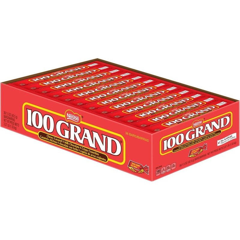 Mars 100 Grand Bars 36 Ct wholesale candy/snack retail distribution
