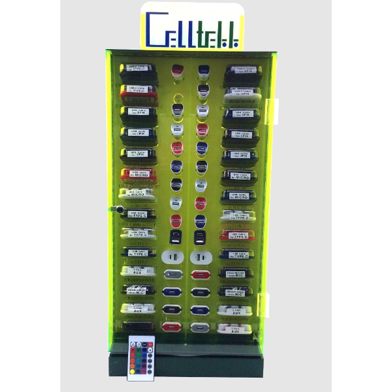 Celltekk Phone Floor Display 229 Ct wholesale phone accessories retail distribution