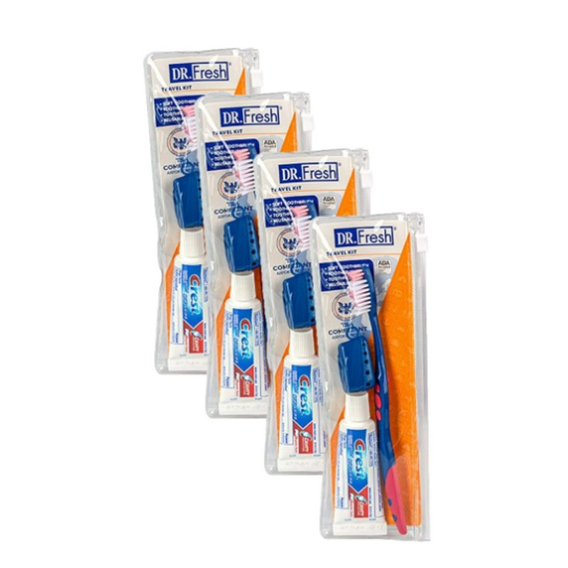 Crest/Colgate Fresh Travel Kit with toothbrush and cover wholesale health&beauty retail distribution