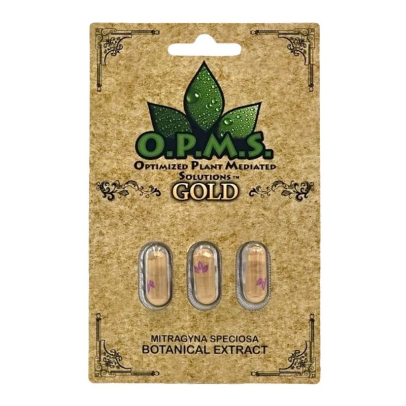 OPMS Kratom Gold Extract Capsules 3-Pack wholesale health&beauty retail distribution