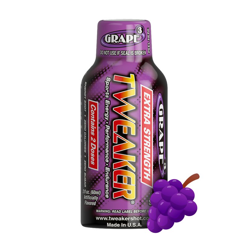 Tweaker Energy Shot Extra Strength 12-Pack Grape Flavor wholesale energy shot retail distribution