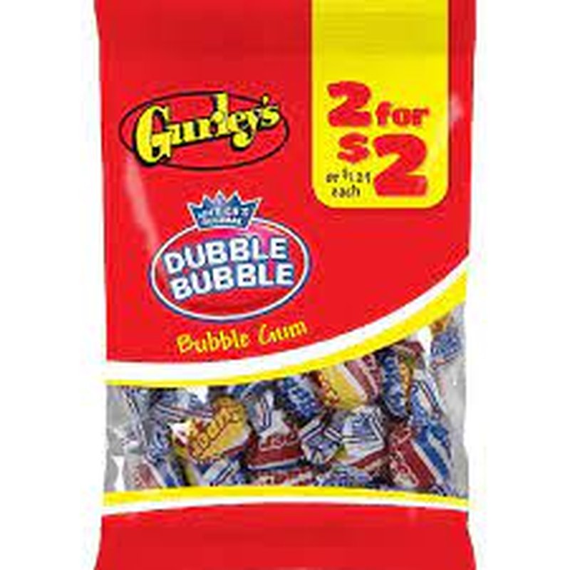 Gurleys Bubble Gum 12 Count wholesale candy/snack retail distribution