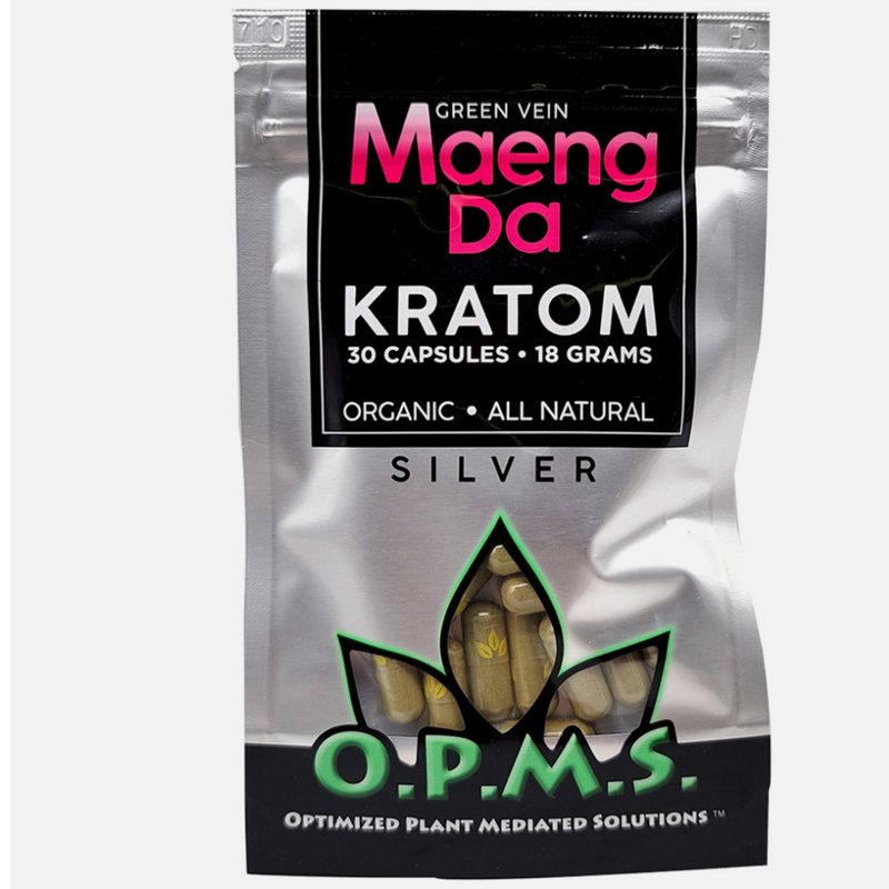 OPMS Silver Kratom Capsules 120 Count wholesale capsules retail distribution