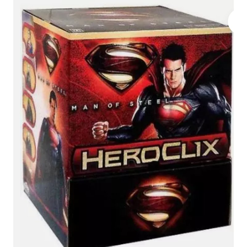 HeroClix Superman Man of Steel Gravity Feed Display Box 24 Ct wholesale health&beauty retail distribution