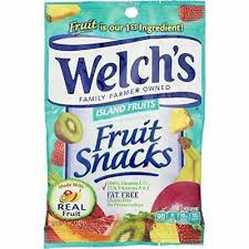 Welch's Island Fruits Fruit Snacks 5 oz bags wholesale candy/snack retail distribution