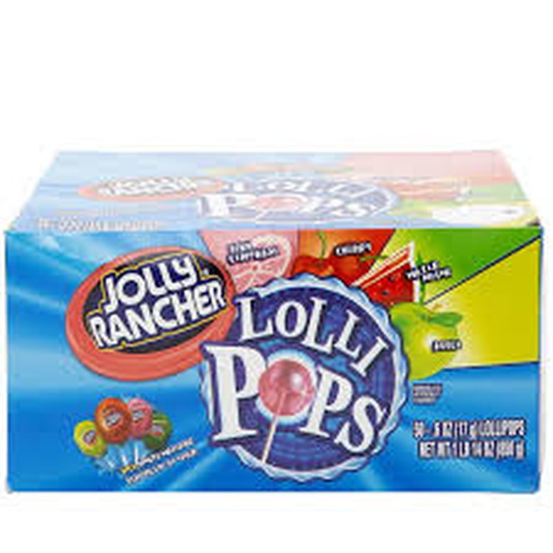 Jolly Rancher Lollipops Assorted Flavors 50 Count wholesale candy/snack retail distribution