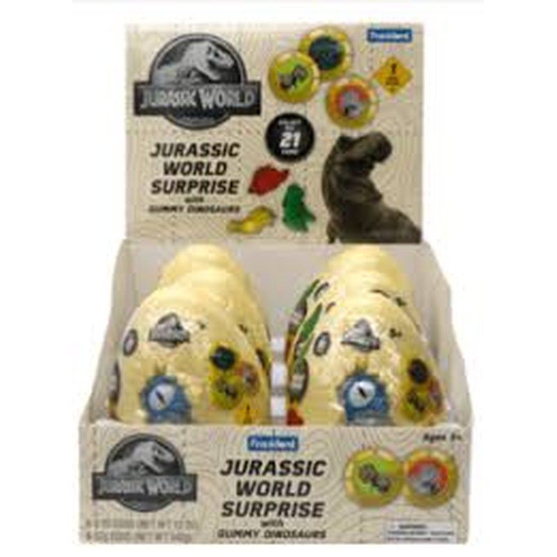 Jurassic World Surprise Eggs 6 Count Pack wholesale candy/snack retail distribution