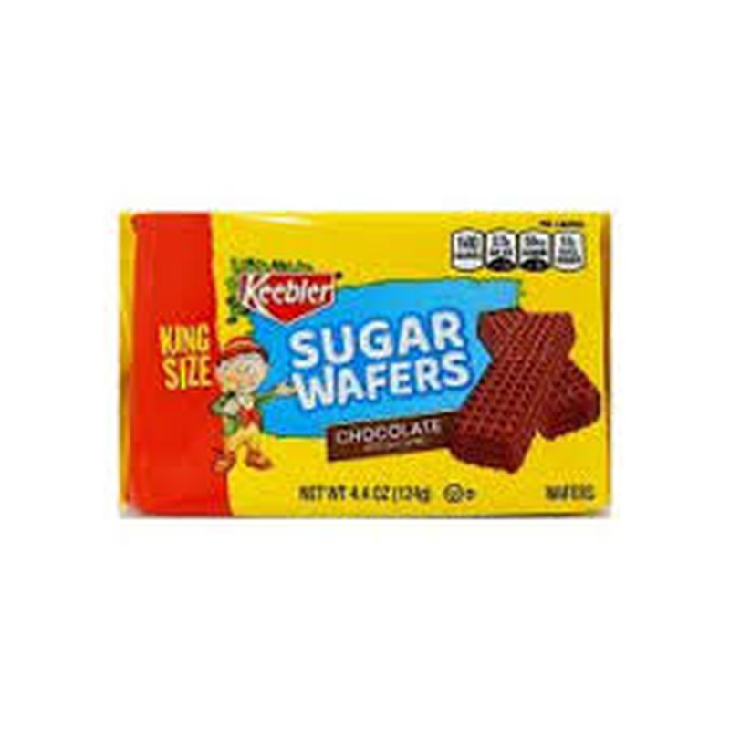 Keebler Sugar Wafers Chocolate King Size 4.4 Oz Pack wholesale candy/snack retail distribution