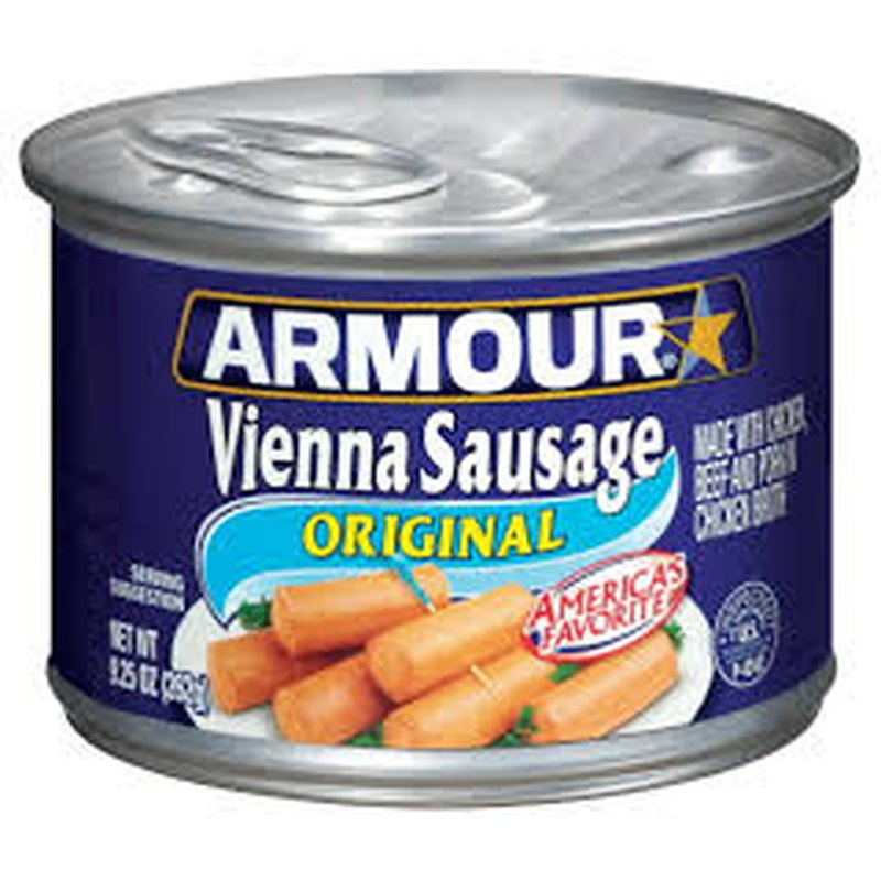 Armour Vienna Sausage 9.25 oz can wholesale grocery retail distribution