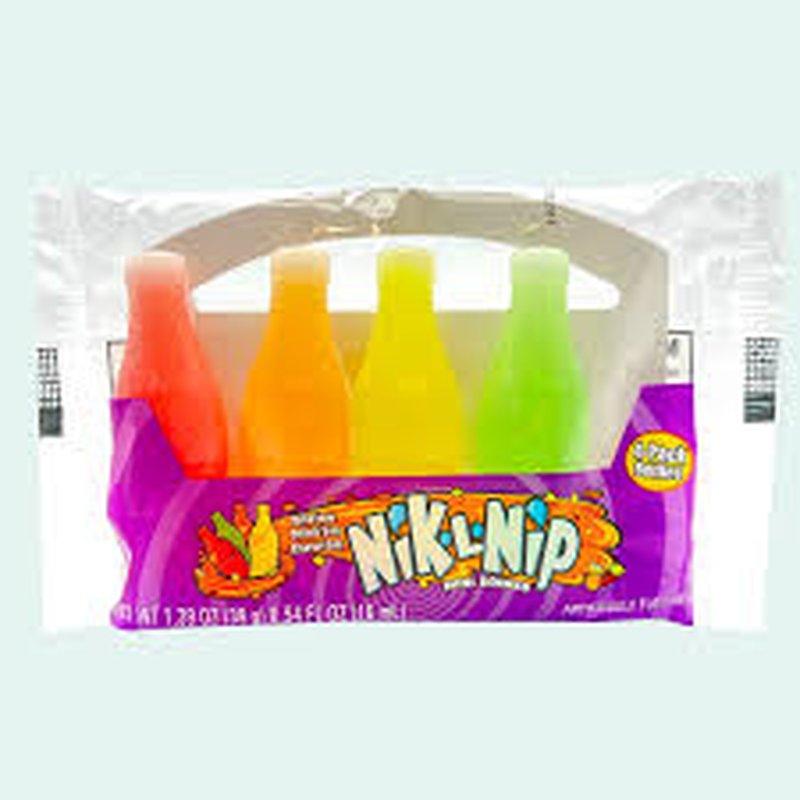 Nik L Nip Mini Drinks 4 Pack wholesale candy/snack retail distribution