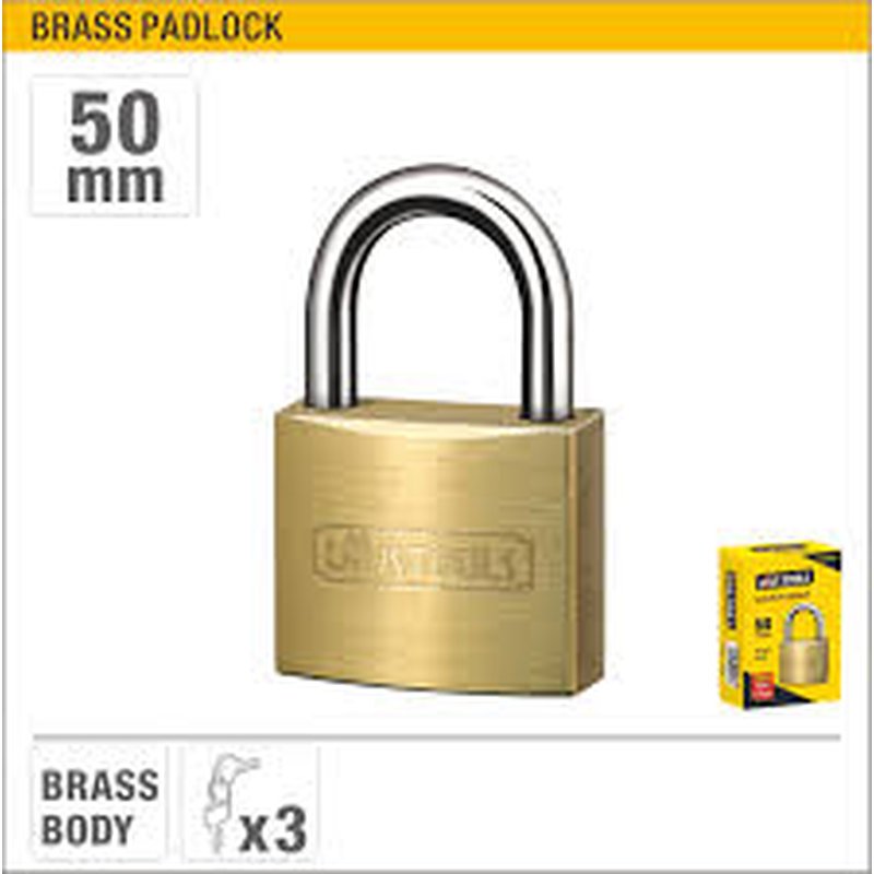 Southland Distribution High-Quality Brass Padlock CD3050 50mm wholesale household retail distribution