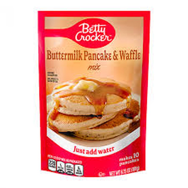 Betty Crocker Buttermilk Pancake and Waffle Mix 6.75 oz wholesale grocery retail distribution