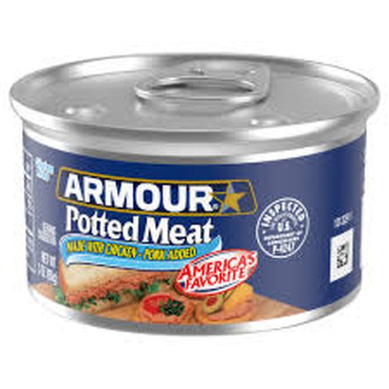 Armour Potted Meat 4.6 oz container wholesale grocery retail distribution