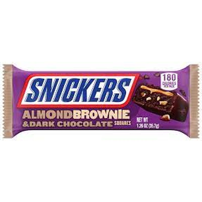 Mars Snickers King Size Almond Brownie & Dark Chocolate Bars 24 Ct wholesale candy/snack retail distribution