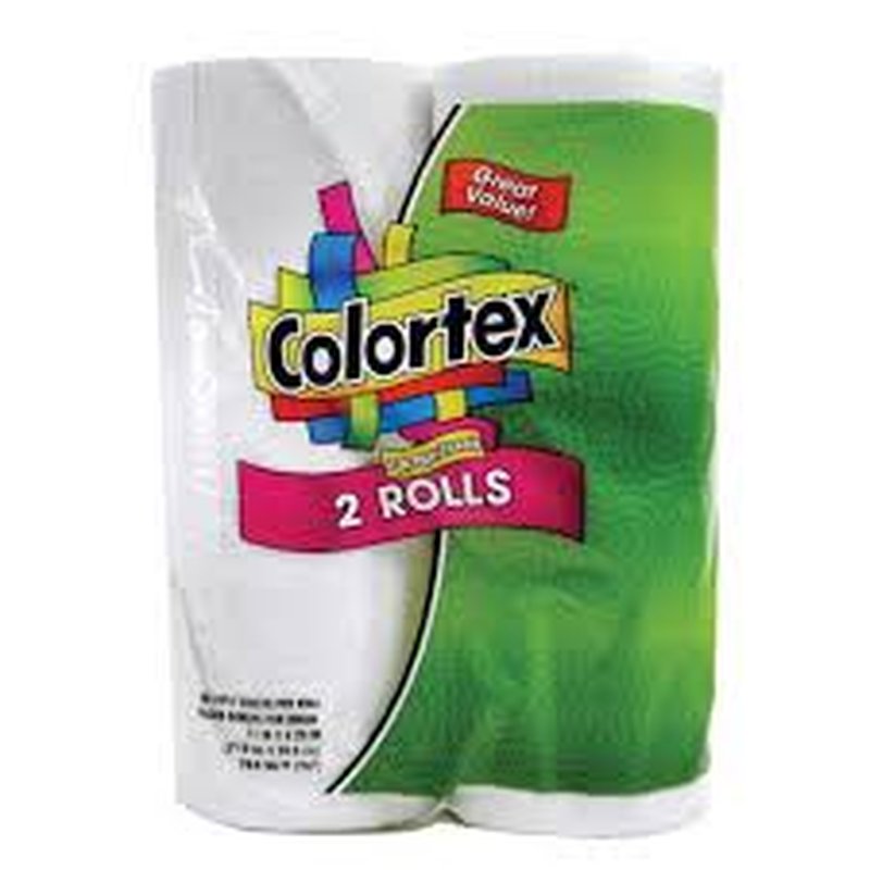 Colortex Paper Towels 2-Pack Ultra Absorbent Durable wholesale household retail distribution