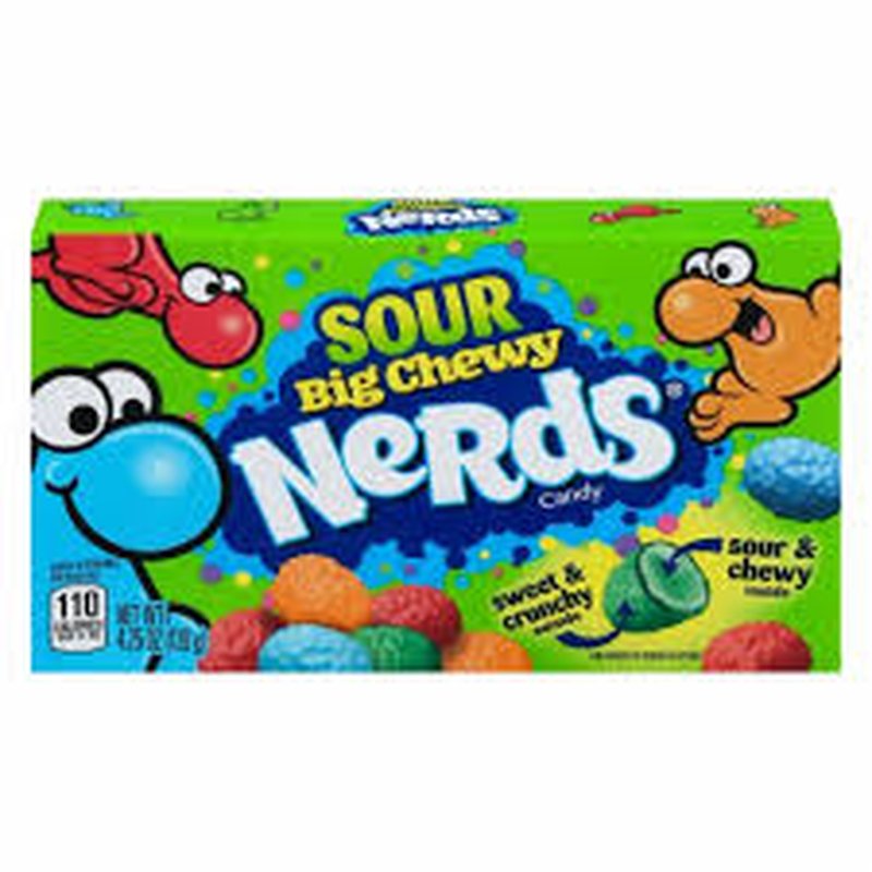 Nerds Big Chewy Sour Candy 4.25 Oz wholesale candy/snack retail distribution