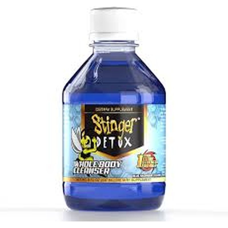 Stinger Detox 8 oz Blue Raspberry detox drink wholesale health&beauty retail distribution