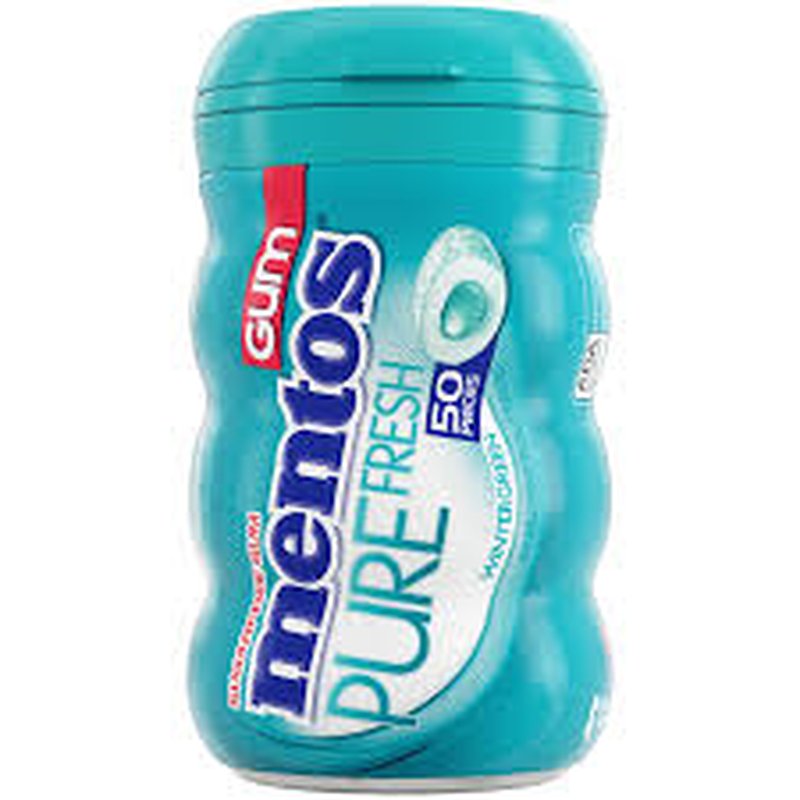 Mentos Pure Fresh Gum Wintergreen 50 Count Pack wholesale candy/snack retail distribution