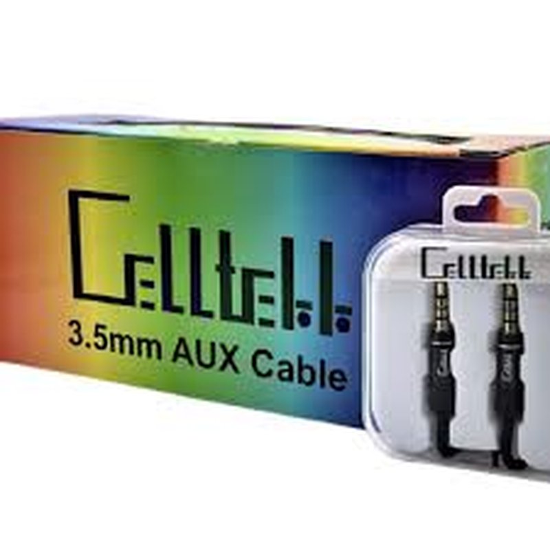 CELLTEKK 3.5mm AUX Cable 10 CT wholesale phone accessories retail distribution