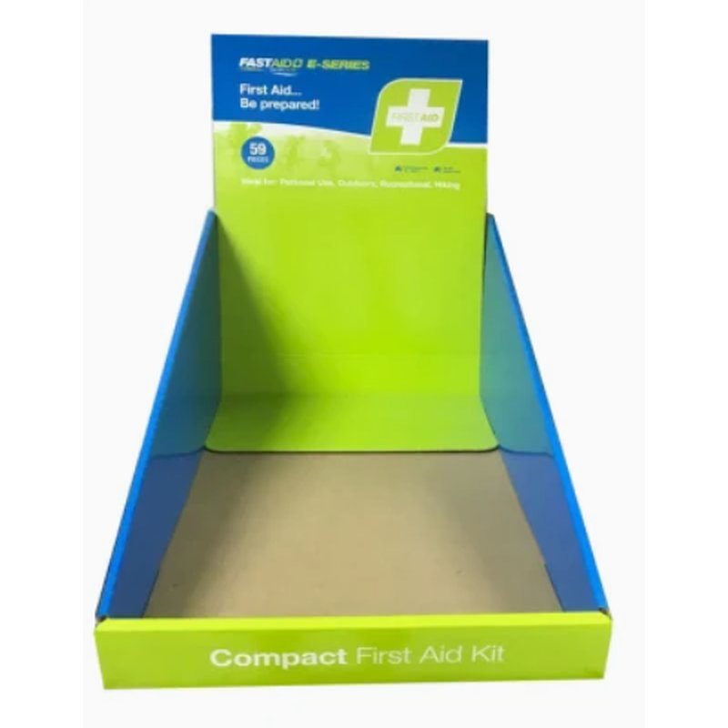 Southland Distribution First-Aid Kit Retail Cardboard Display Counter-Top Box wholesale health&beauty retail distribution