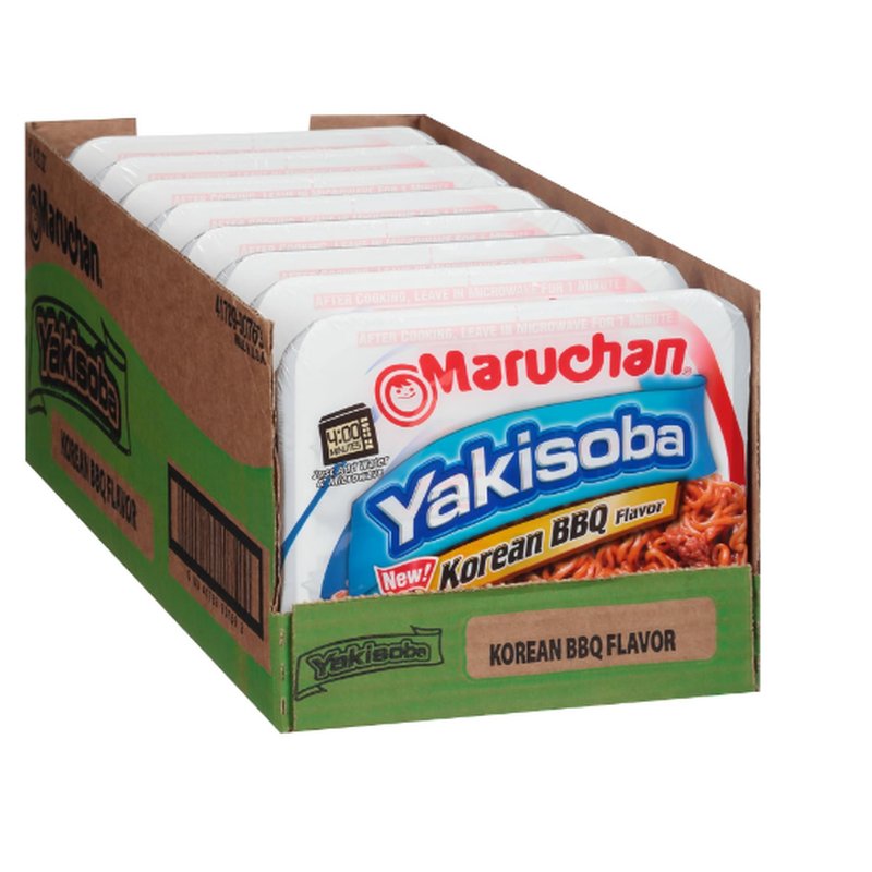 Maruchan Yakisoba Korean BBQ 4 Oz microwavable tray wholesale grocery retail distribution