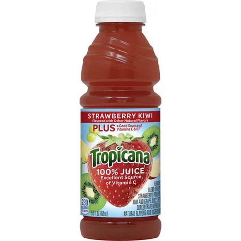 Tropicana Strawberry Kiwi Juice 15.2 oz wholesale beverage (fruit juice) retail distribution