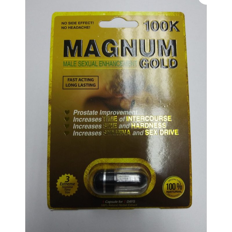 Magnum Gold 100K Male Sexual Enhancement Pills 20 Count wholesale health&beauty retail distribution