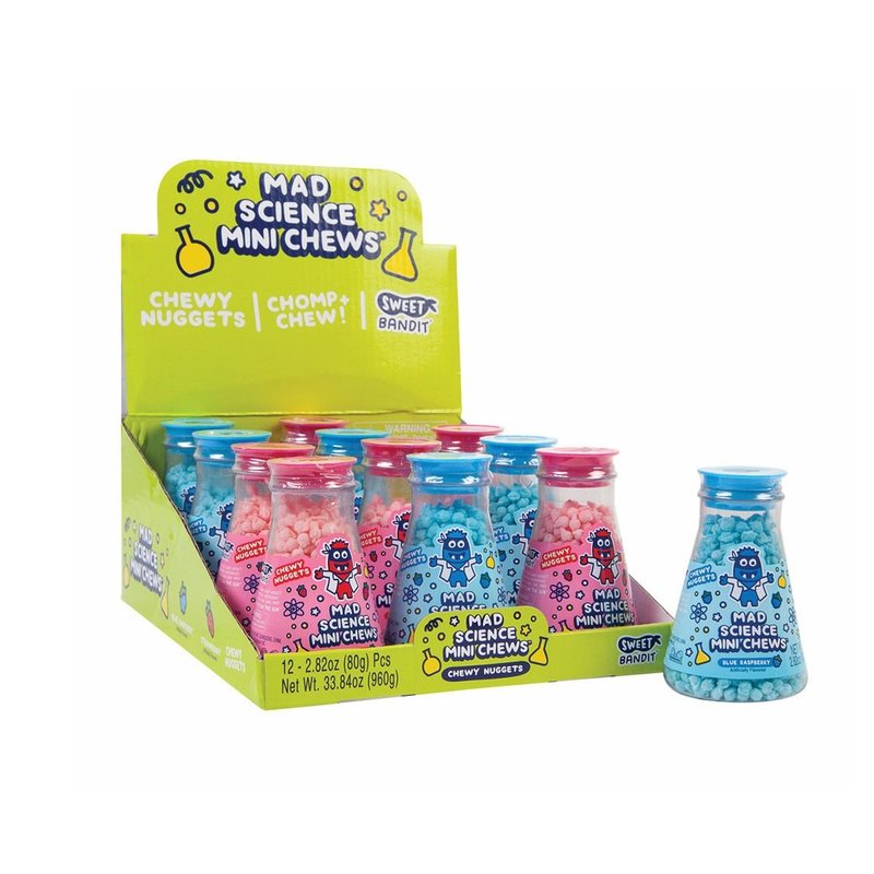 Mad Science Mini Chews 12 Ct wholesale candy/snack retail distribution