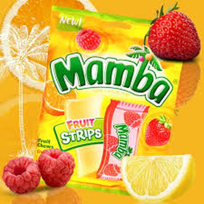 Mamba Fruit Strips 7.05 Oz Bag wholesale candy/snack retail distribution