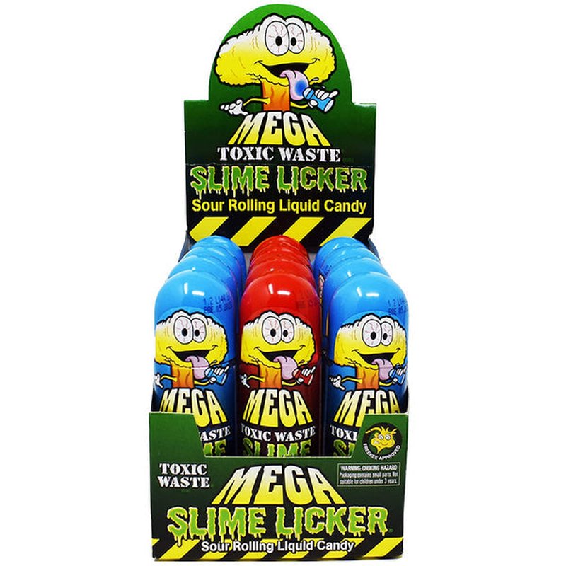 Toxic Waste Mega Slime Licker 3 Oz wholesale candy/snack retail distribution