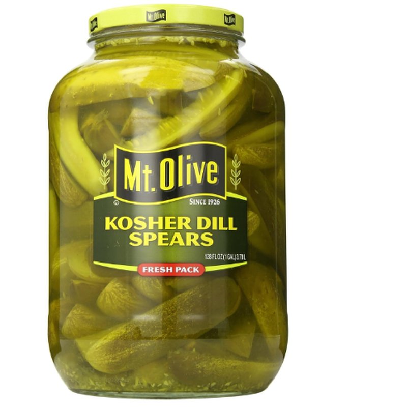 Mt. Olive Kosher Dill Pickles 128 Ounce wholesale grocery retail distribution