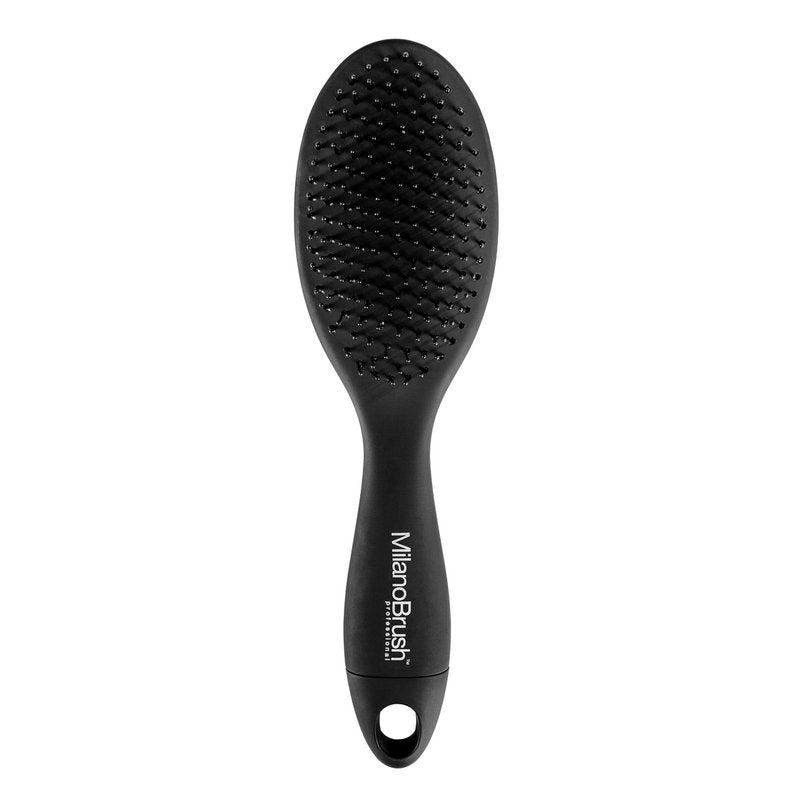 MilanoBrush Laurel Detangling Brush premium hair detangler ergonomic design wholesale sel brstle brush blister ea retail distribution