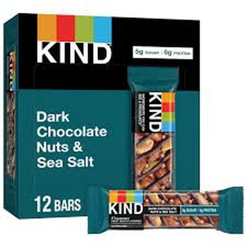 Kind Dark Chocolate Nuts & Sea Salt 1.4 Oz wholesale candy/snack retail distribution