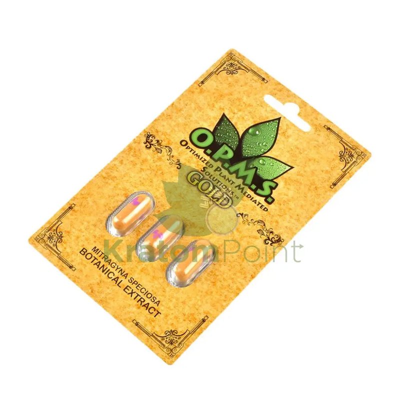 OPMS Kratom Gold 2 Capsules Premium Kratom Extract wholesale opms kratom gold retail distribution