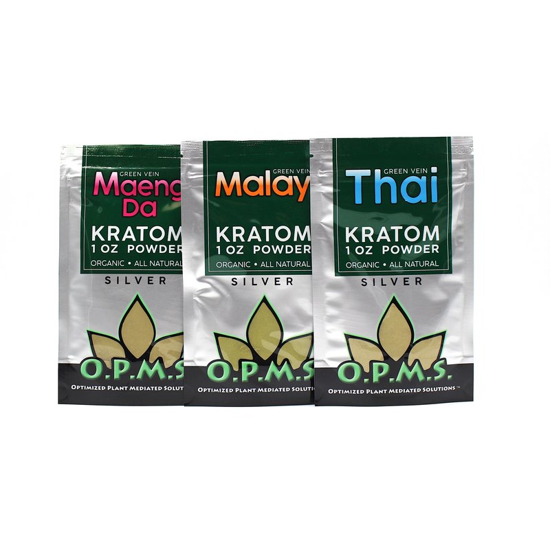 OPMS Kratom Silver Powder 1oz premium quality wholesale opms kratom silver retail distribution