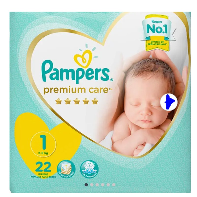 Pampers Premium Care Baby Diapers Taped Size 1 22 Pieces wholesale health&beauty retail distribution