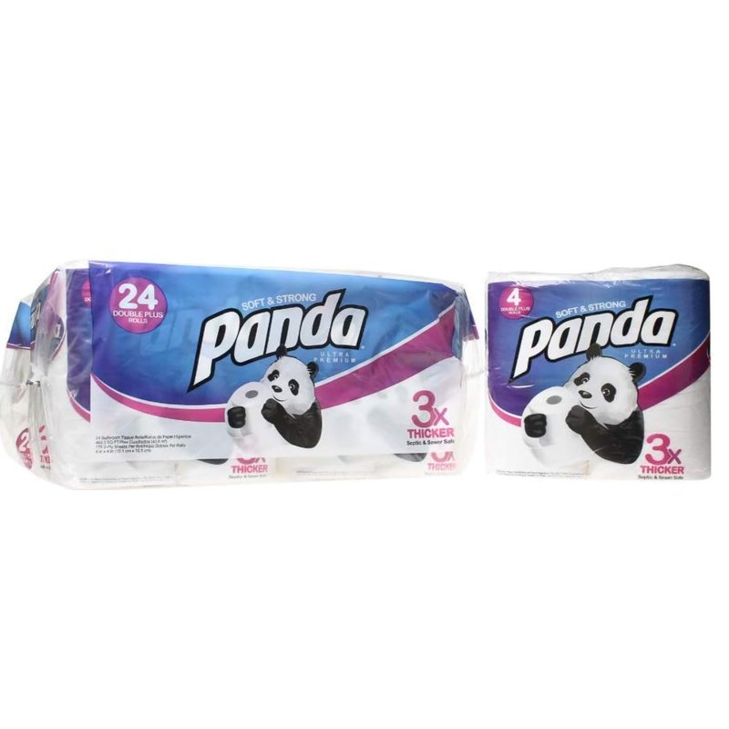 Panda Ultra Premium White Toilet Paper 24 Rolls wholesale health&beauty retail distribution