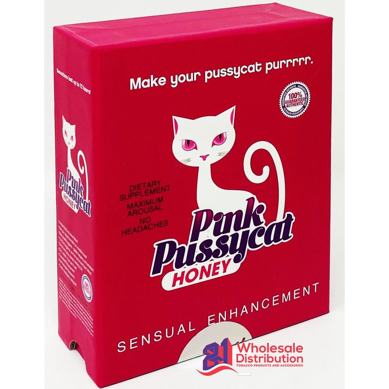 Pink Pussycat Honey 12 Count Box wholesale health&beauty retail distribution