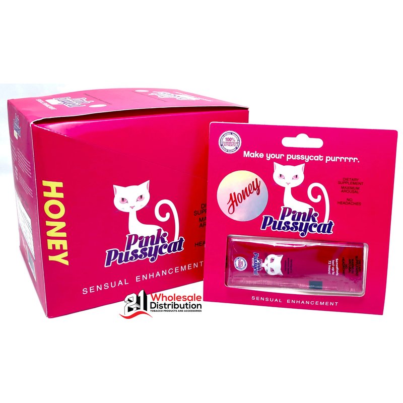 Pink Pussycat Honey 24 Count Box wholesale health&beauty retail distribution